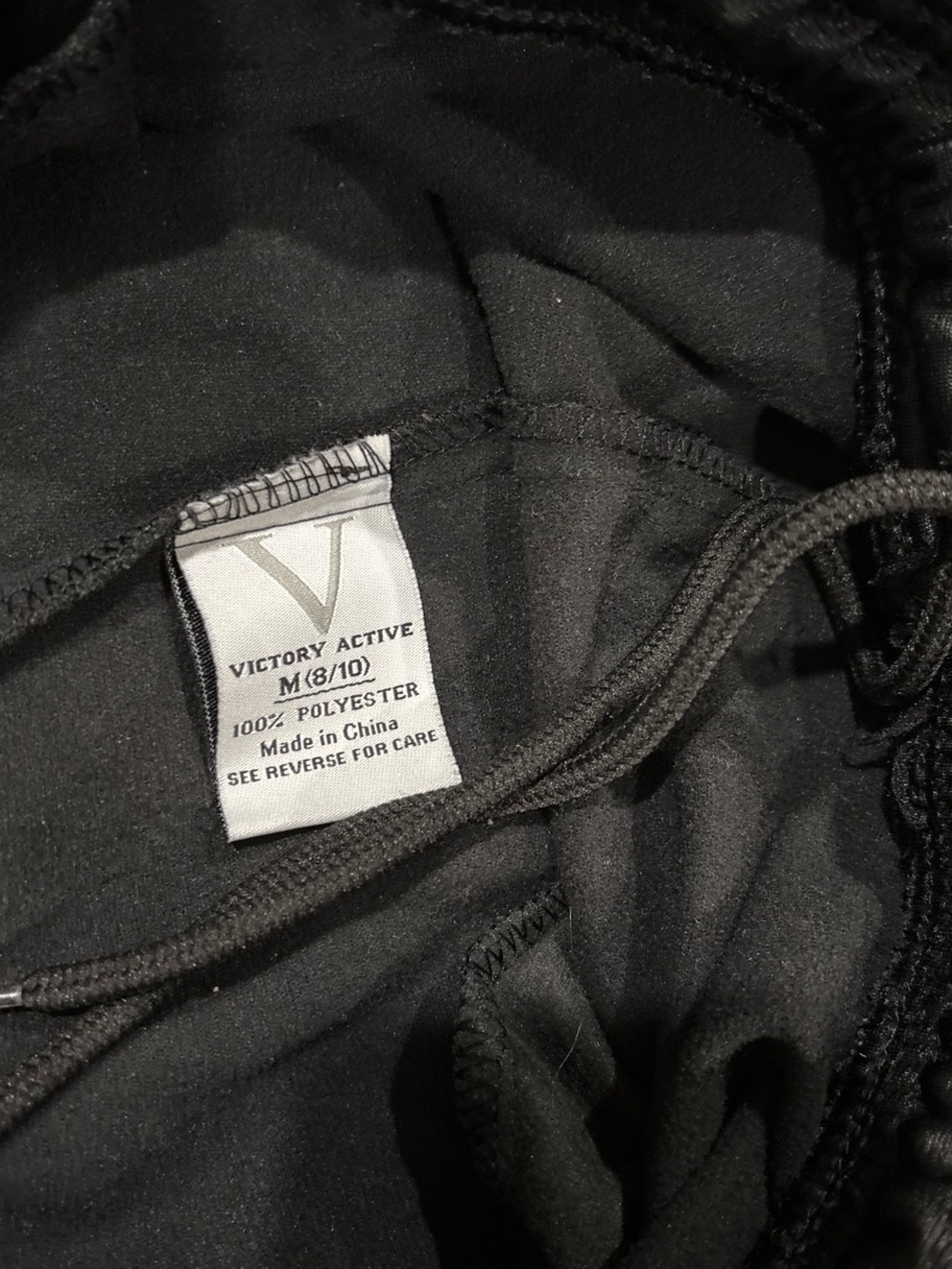 Bundle of 2 Victory Active Women’s Elastic Striped Track Pants Joggers Sz Medium - Picture 4 of 5